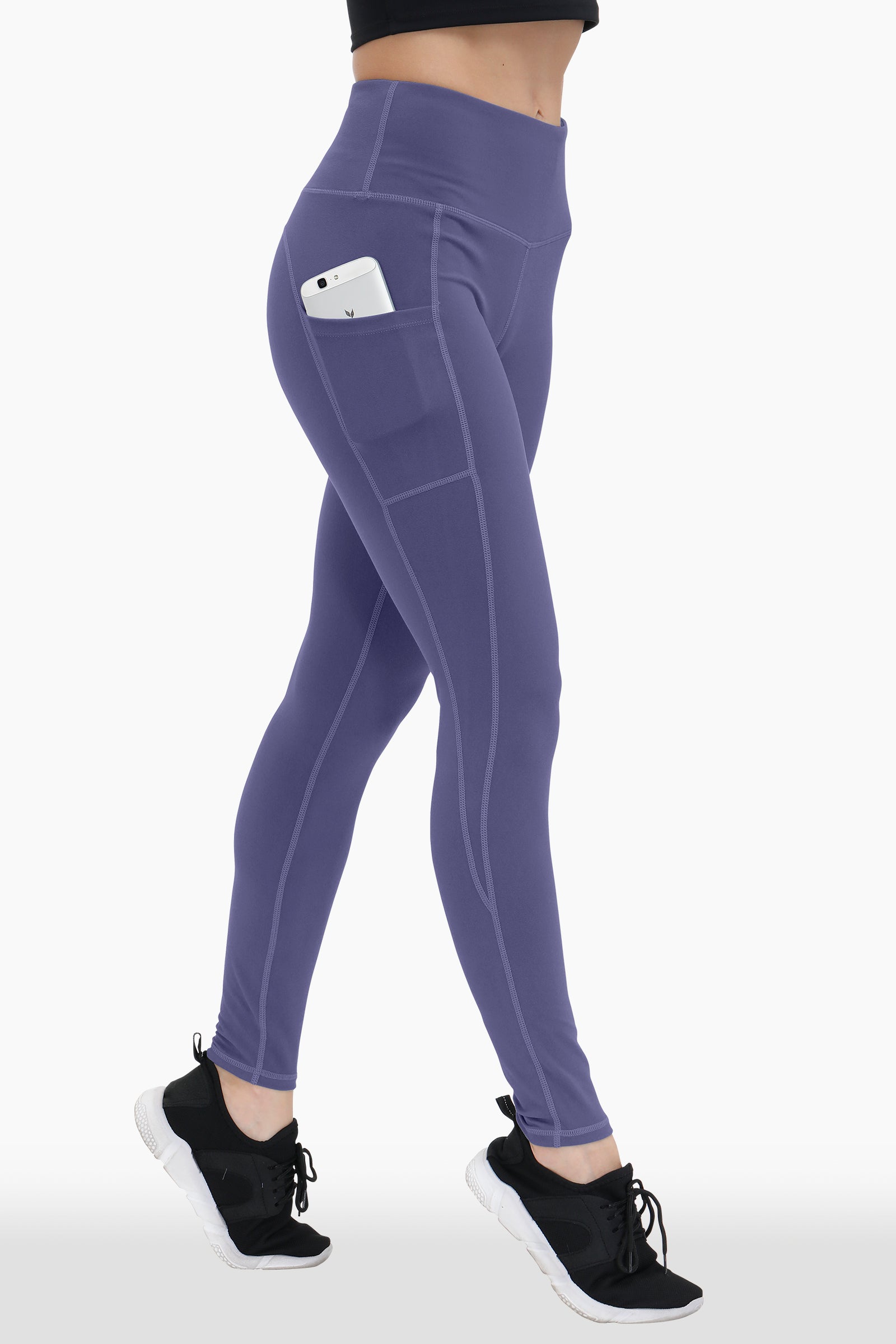 Buttery Soft High Waisted Yoga Pants Non-See-Through Full-Length Tights