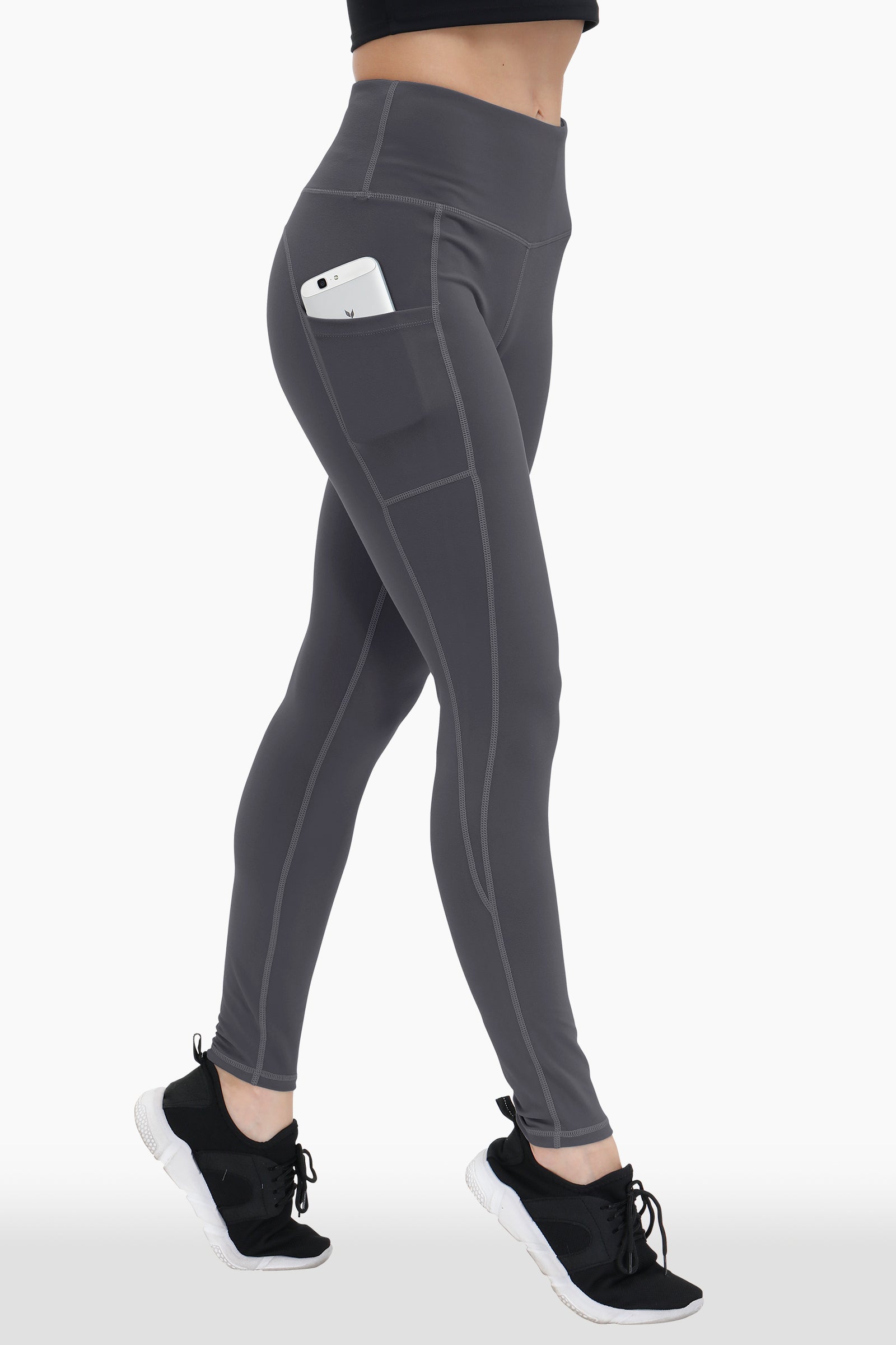 Buttery Soft High Waisted Yoga Pants Non-See-Through Full-Length Tights