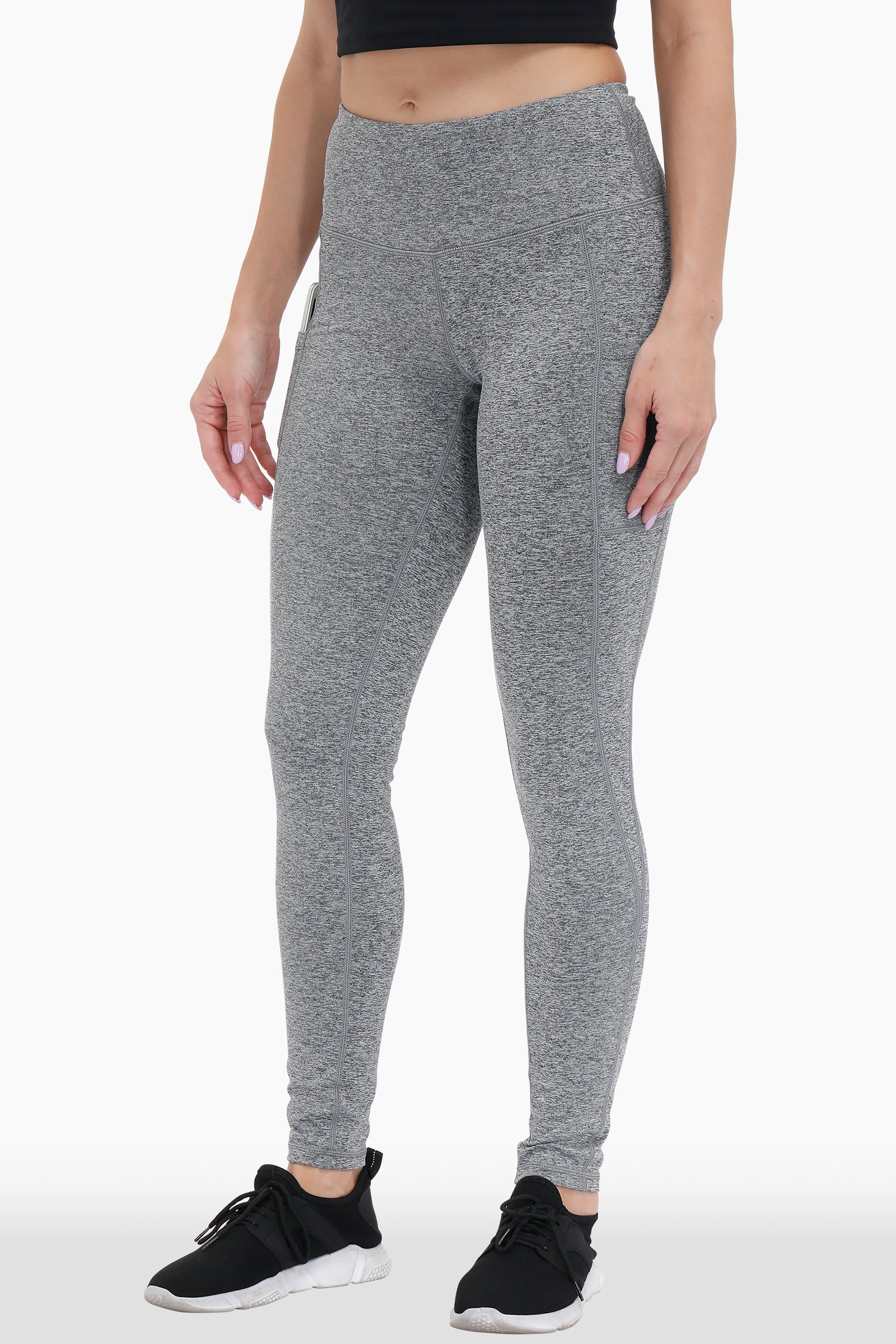 Buttery Soft High Waisted Yoga Pants Non-See-Through Full-Length Tights