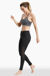 Buttery Soft Mesh Yoga Pants with Pockets Gym Workout Running