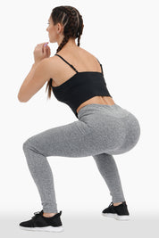 Buttery Soft High Waisted Yoga Pants Non-See-Through Full-Length Tights